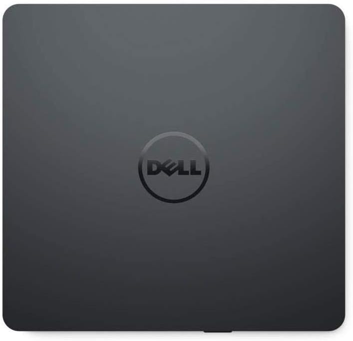 Dell USB Slim DVD +/- RW Drive DW316 - Plug and Play, 8 Watt Power Consumption, Windows 11 or below - Black