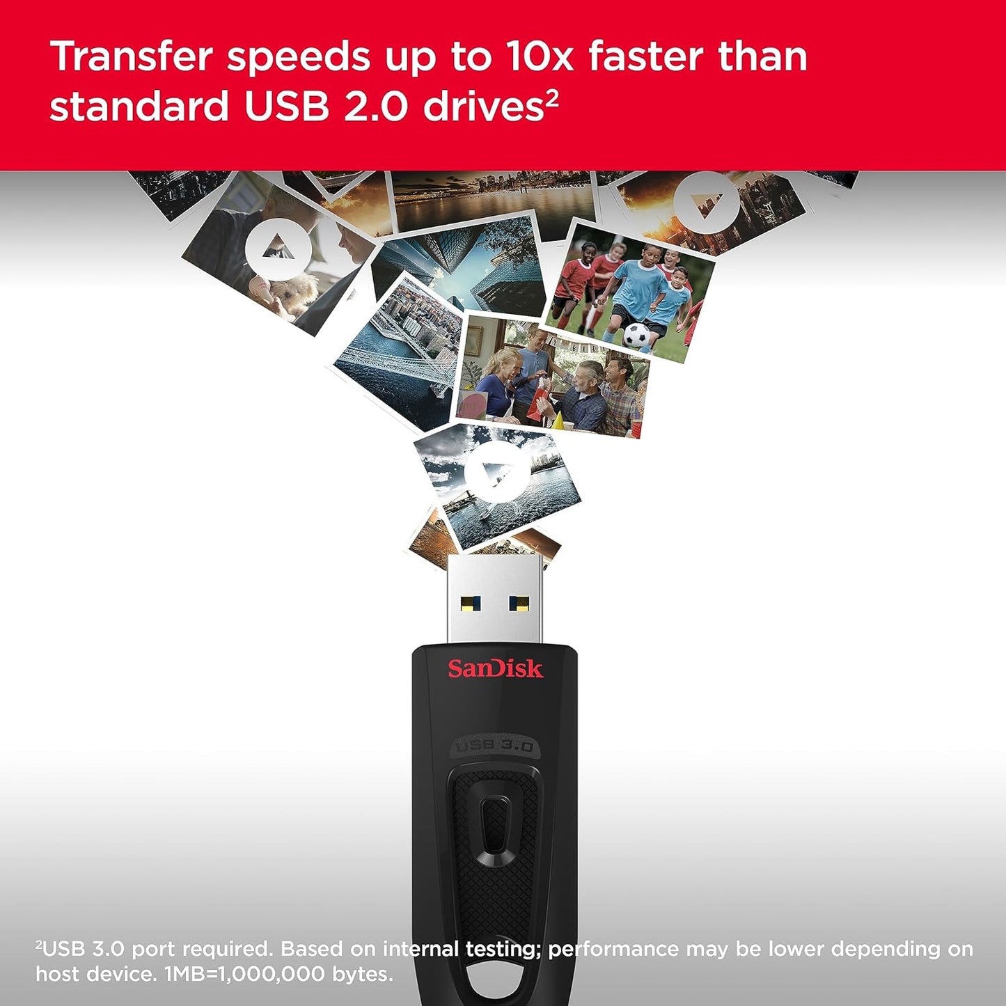SanDisk Ultra USB 3.0 Flash Drive Black